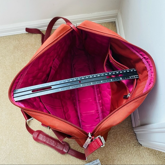 Tumi briefcase bag laptop shoulder orange - Picture 7 of 11